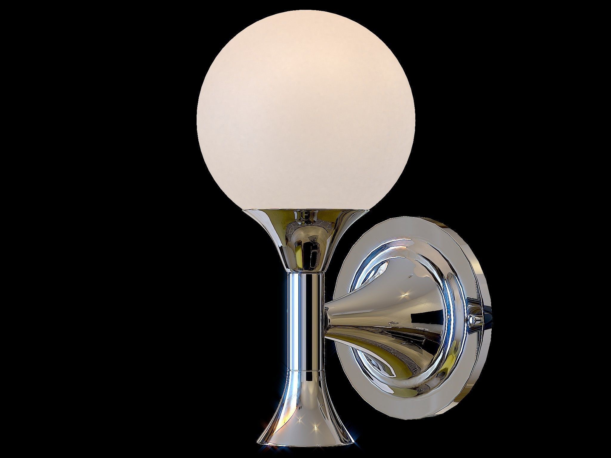 Crystal Lux Bolla AP1 Chandelier Free 3D model