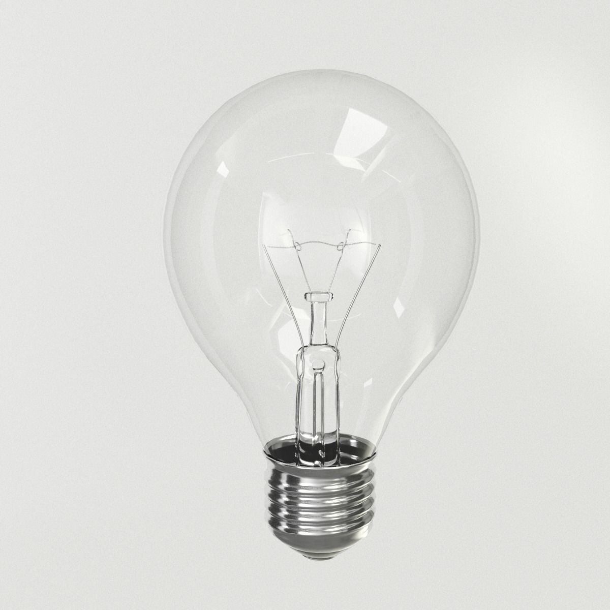 Incandescent Light Bulb 3D model