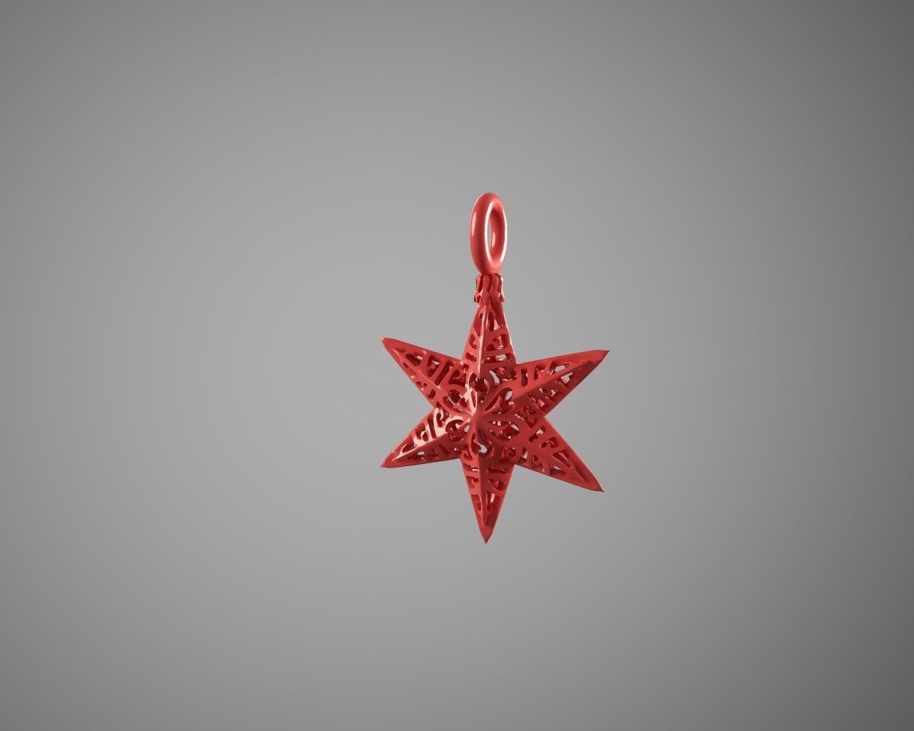 Christmas Star 3D model 3D printable | CGTrader