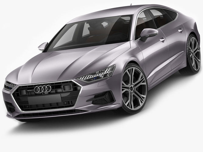 Audi A7 Sportback 2018 Model Cgtrader Audi A7 Sportback 2018 Model Cgtrader