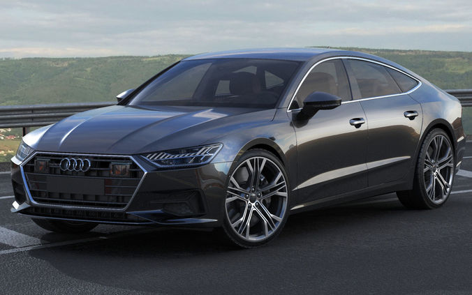 Audi A7 Sportback 2018 Model Cgtrader Audi A7 Sportback 2018 Model Max Obj Mtl S Fbx C4d Lwo Lw Lws 14