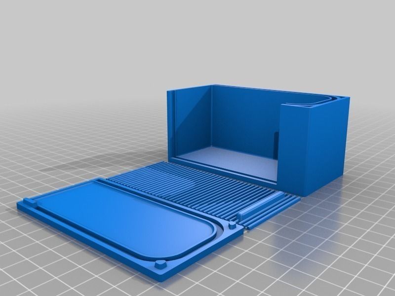 RollTopBox free 3D Model 3D printable STL