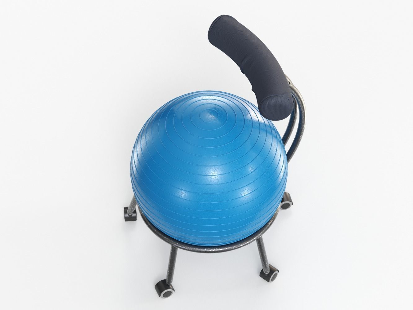 Exercise Ball Office Chairs Collection 3D model CGTrader