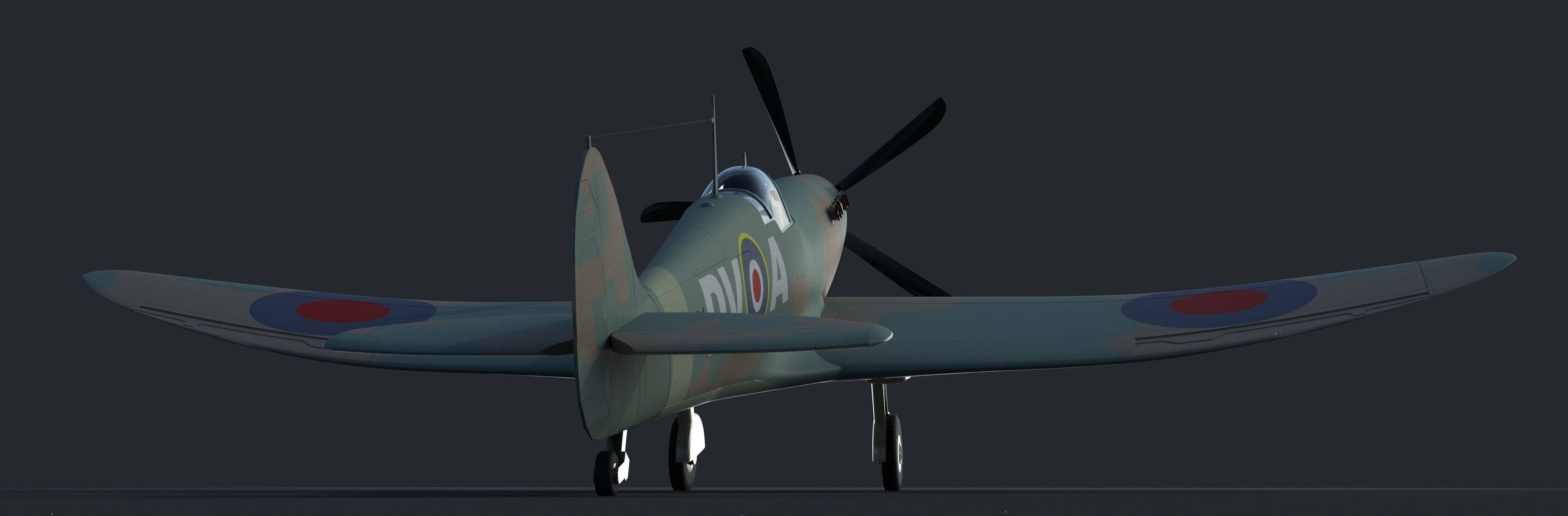 Spitfire 3D model