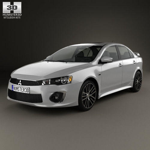 Mitsubishi Lancer Gt 2016 Model Cgtrader Mitsubishi Lancer Gt 2016 Model