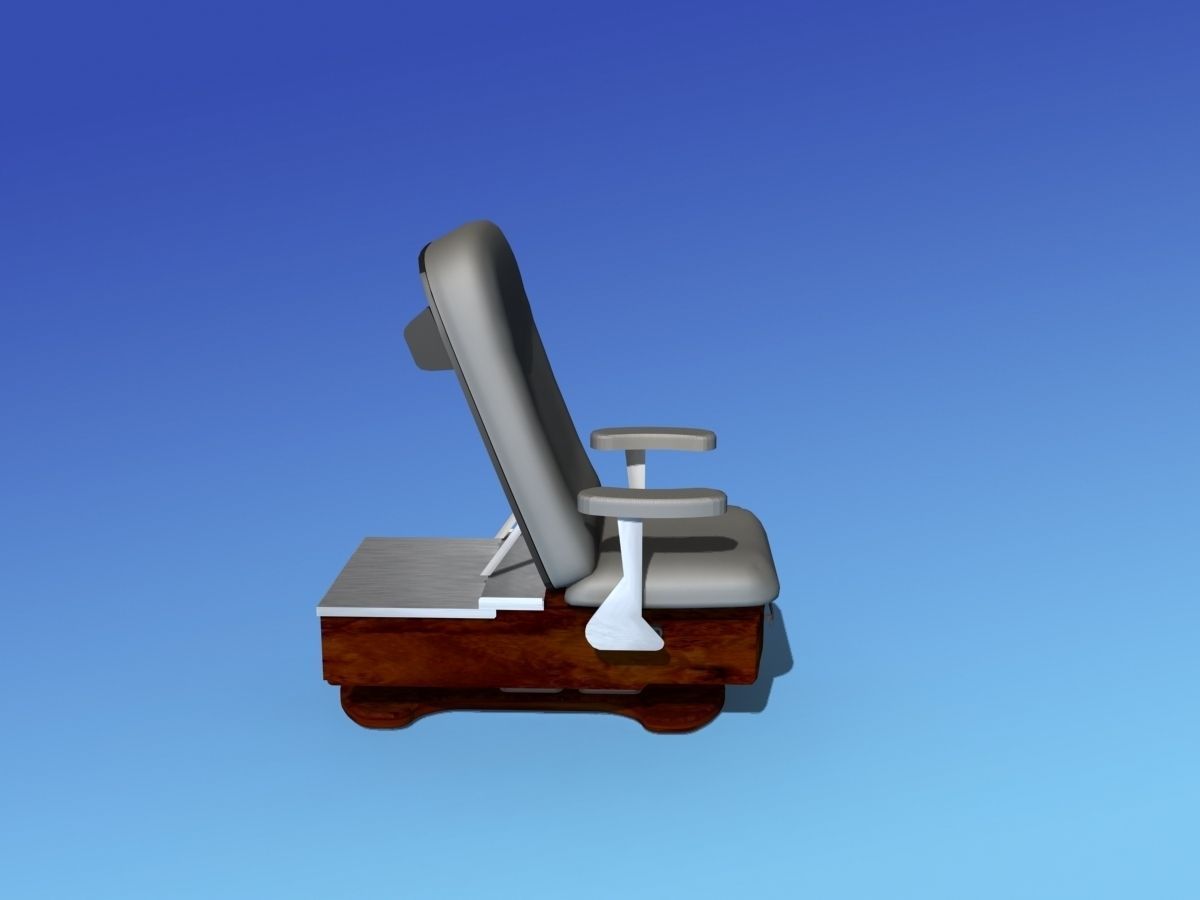 Medical Exam Chair 3D model rigged CGTrader