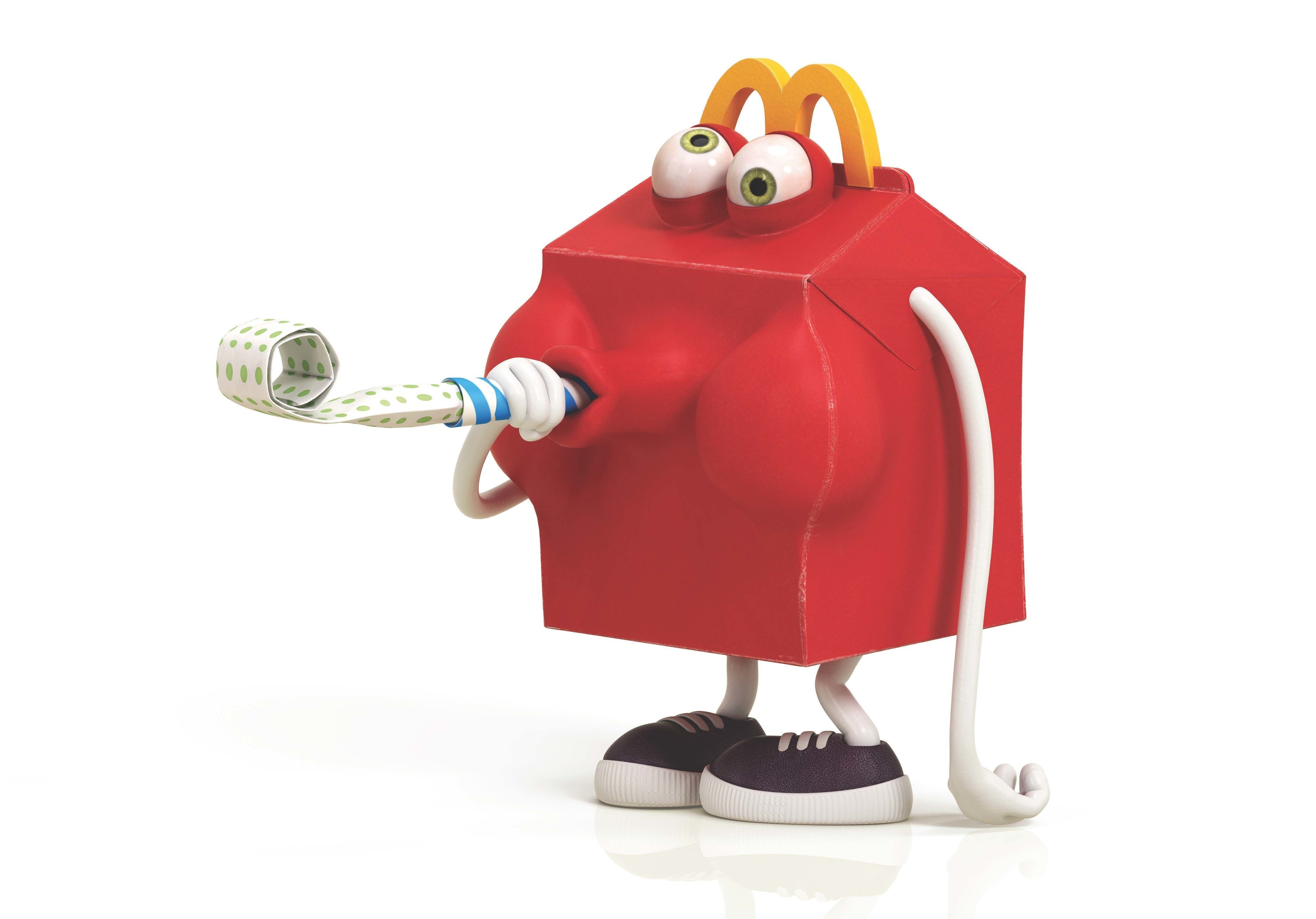 happy meal mcdonalds 3d asset cgtrader