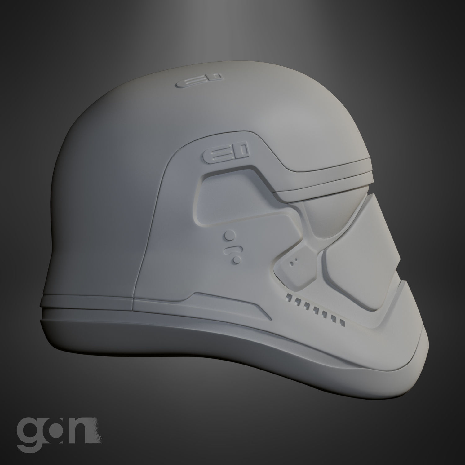 stormtrooper helmet 3d model