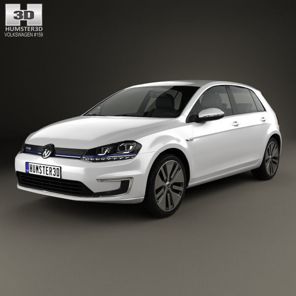 Volkswagen e-Golf 2015 3D model