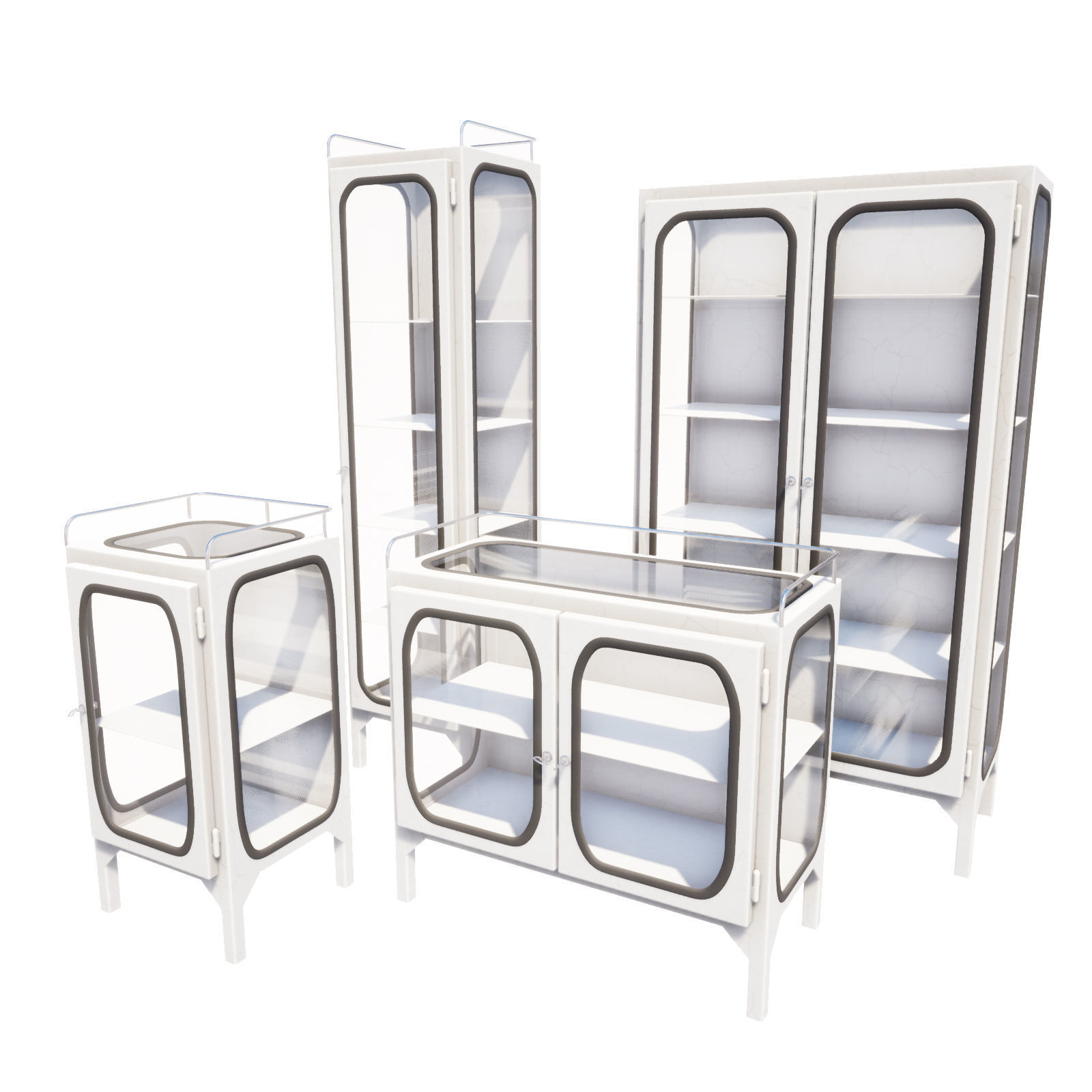 Set of Doctors cabinets