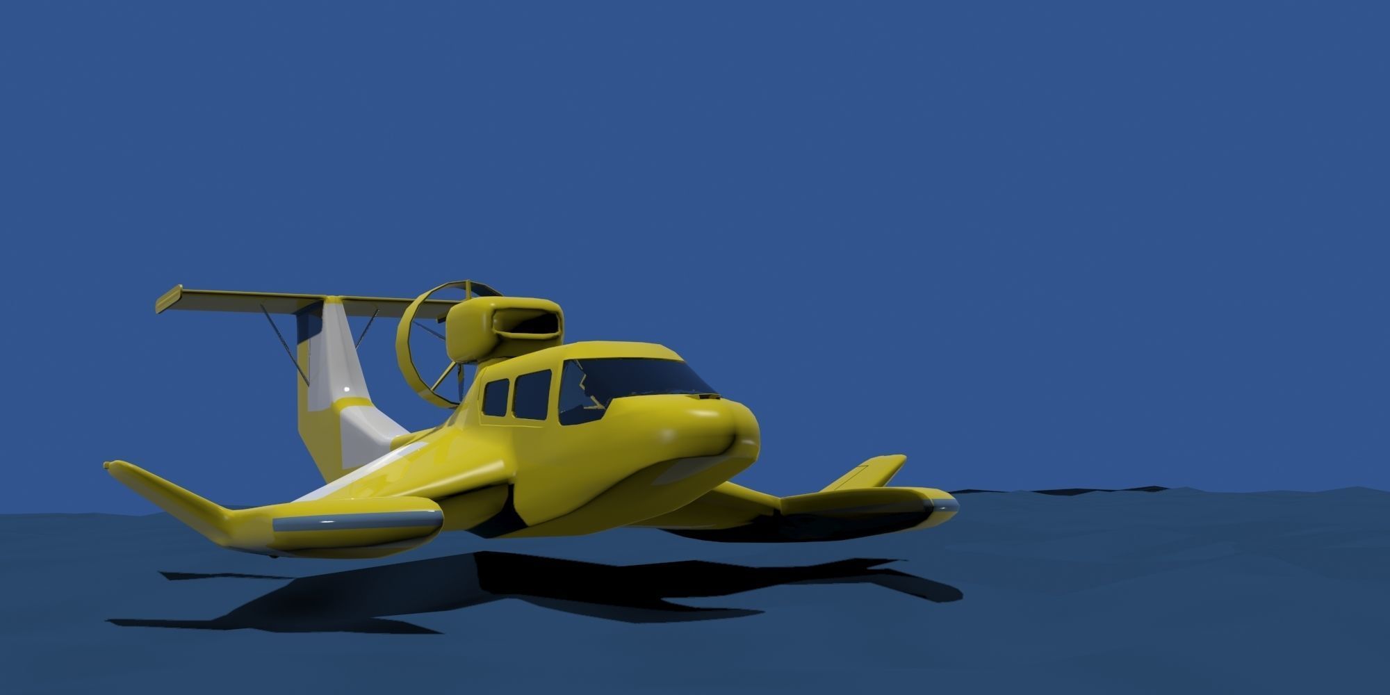 3D model Ekranoplane VR / AR / low-poly | CGTrader