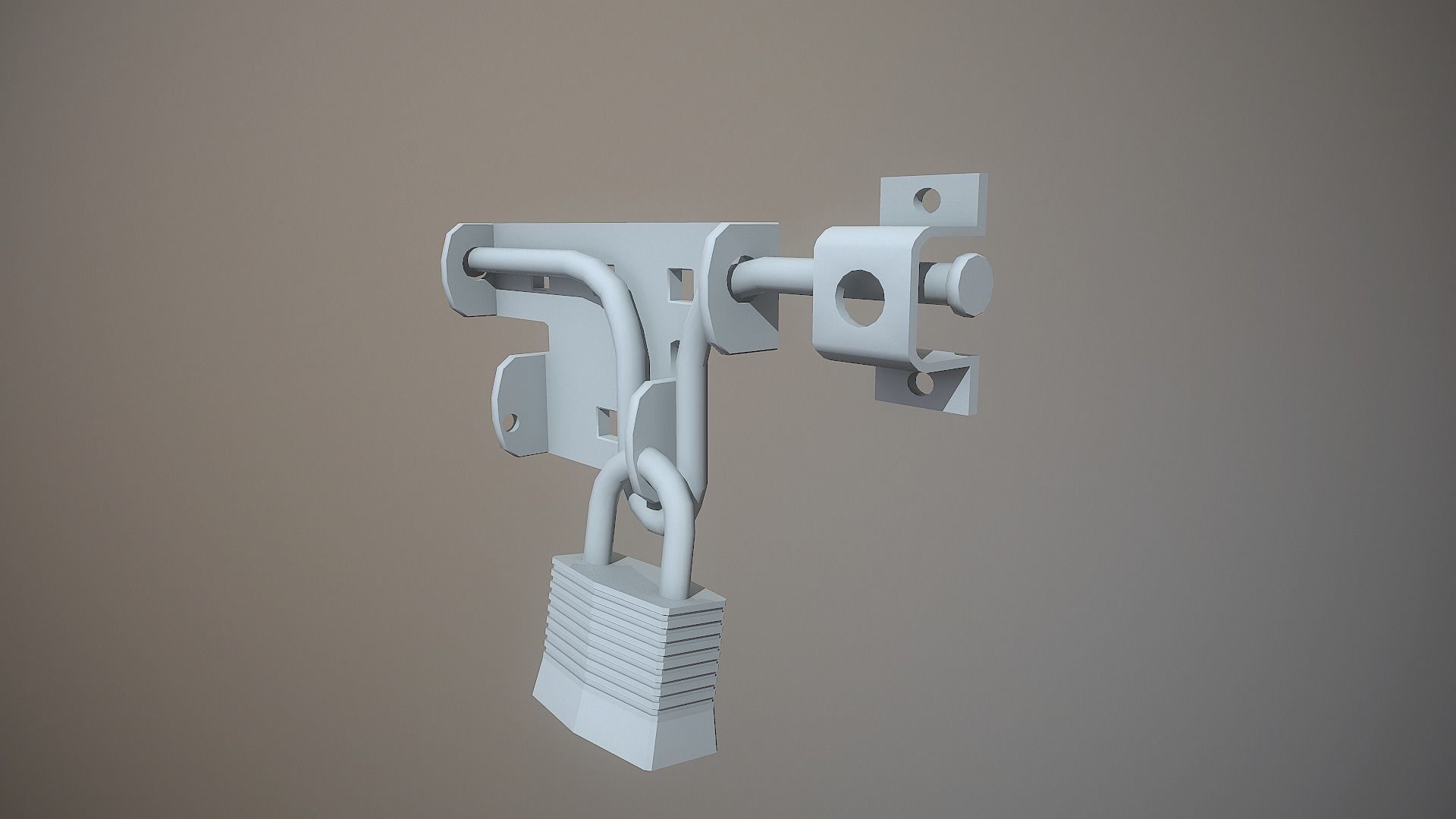 3D model Lock and Padlock 4K PBR Game Ready VR / AR / lowpoly CGTrader