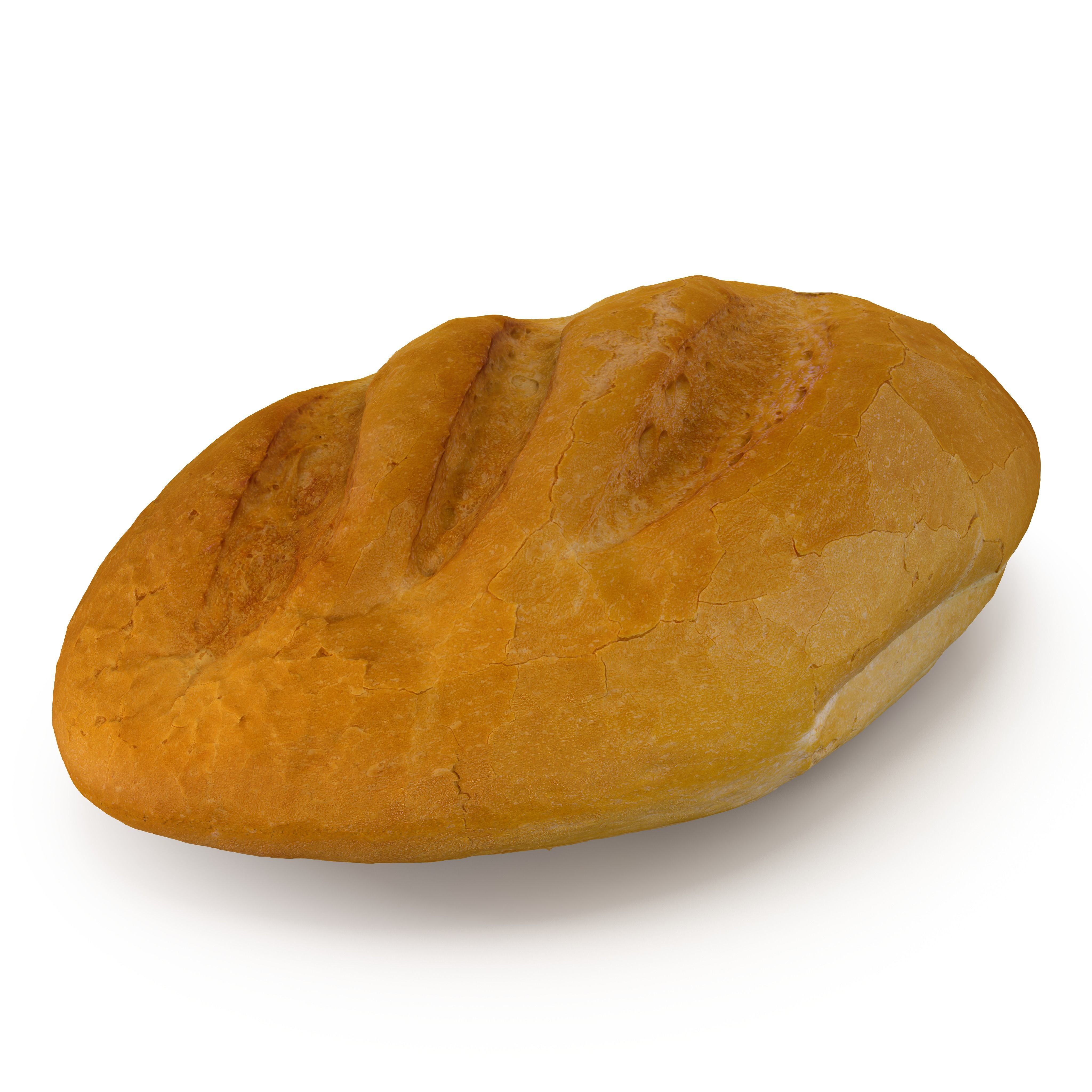 Bread Low-poly 3D model