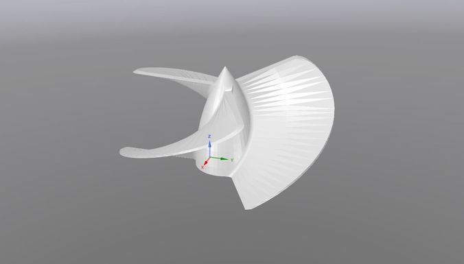 Propeller paper plate 3D model 3D printable | CGTrader