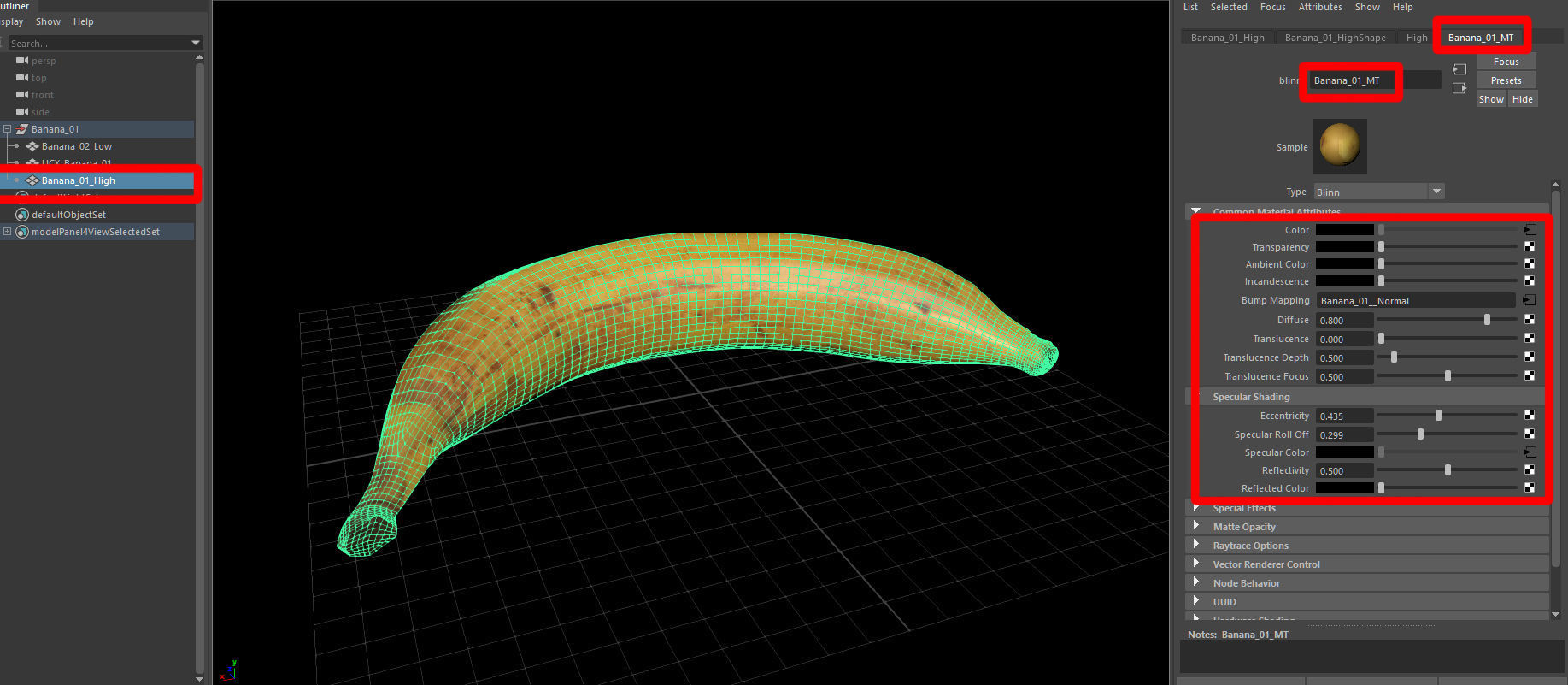 3D model Banana Game Ready VR AR VR / AR / lowpoly CGTrader