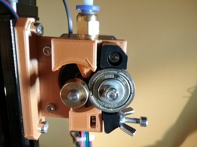 3d Print Model Prusa I3 Filament Feeder For Flexible And 1