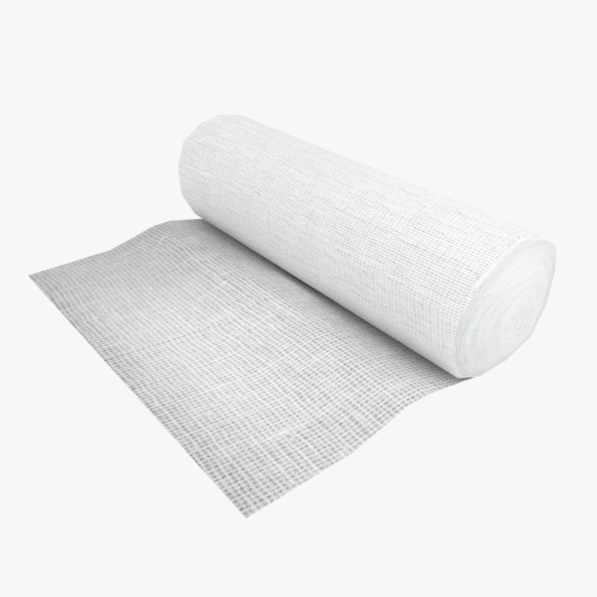 Gauze Bandage Roll Unpacked