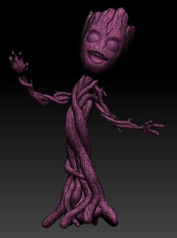 Groot 3D model 3D printable | CGTrader