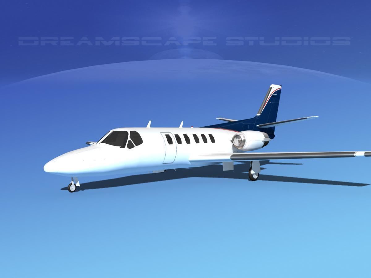 3D model Cessna C550 Citation II V12 CGTrader