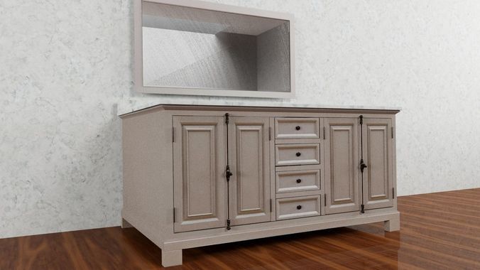 Greenwich vanity Grey