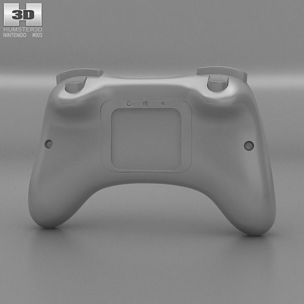 Nintendo Wii U Gamepad Pro 3D model CGTrader
