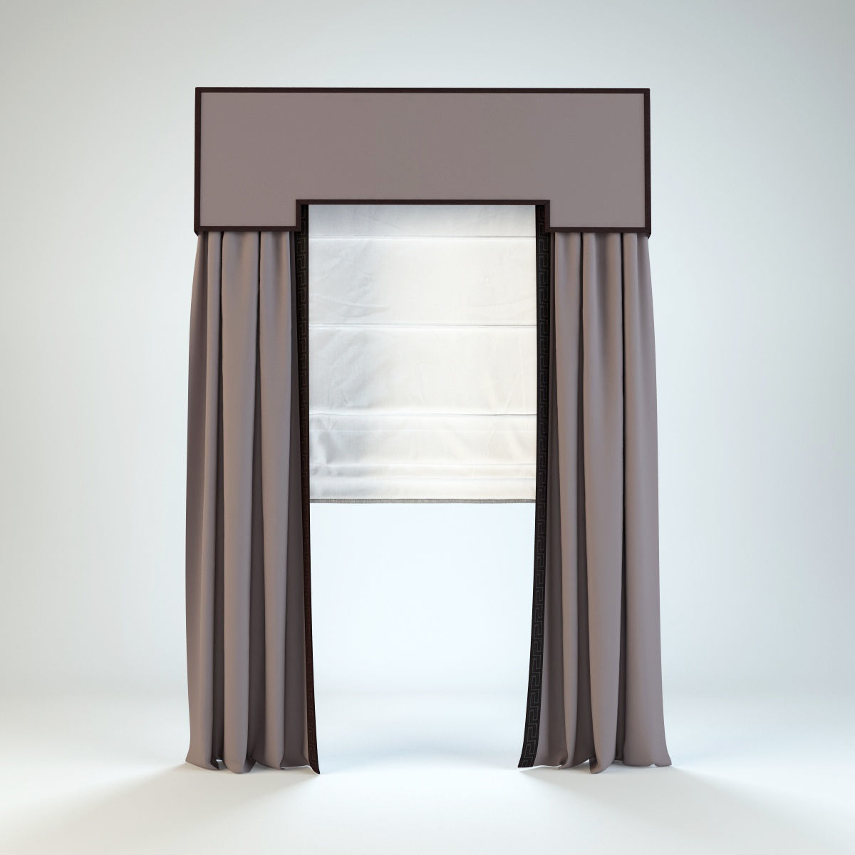 curtain 10 3D model