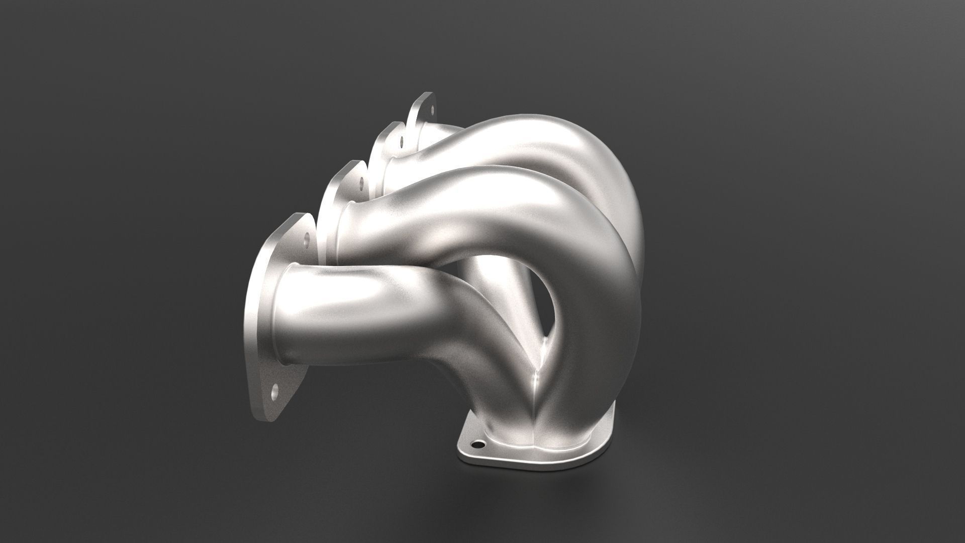 Turbo Exhaust Manifold 3D Model 3D printable STL ...