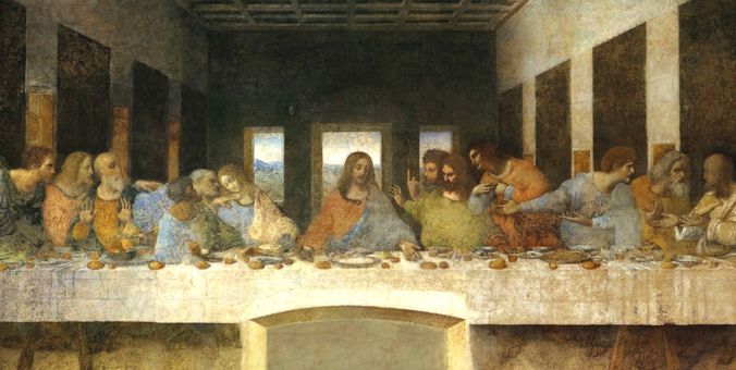 the last supper painting by leonardo da vinci for 3d