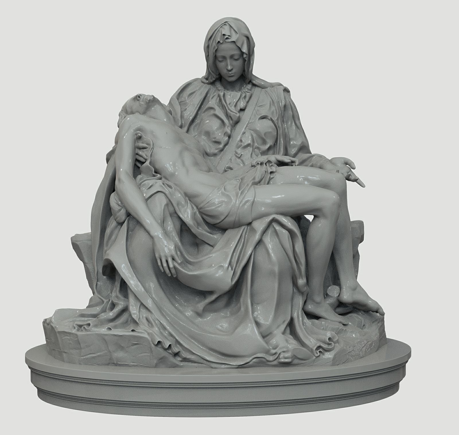 Michelangelo Pieta 3D model CGTrader