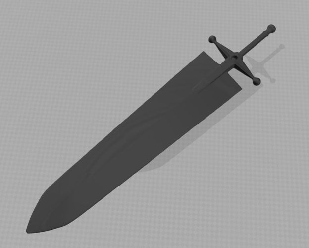 Asta demon sword - demon slayer 3D printable model