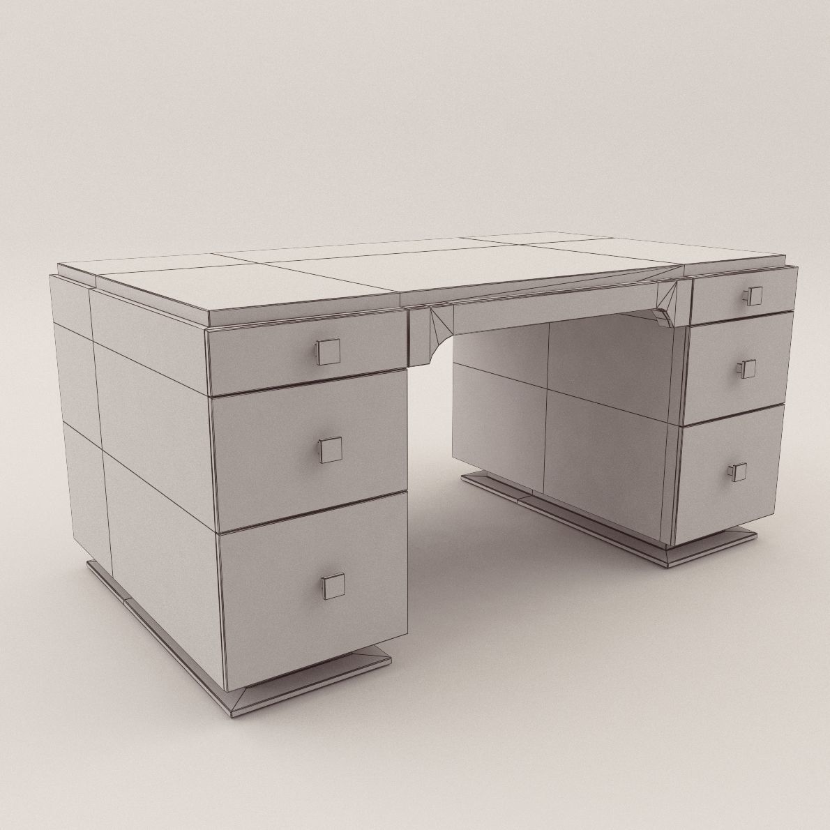 Writing Desk Art Deco Style 3d Model Cgtrader Writing Desk Art Deco Style 3d Model Max Obj Fbx Mtl Pdf 3