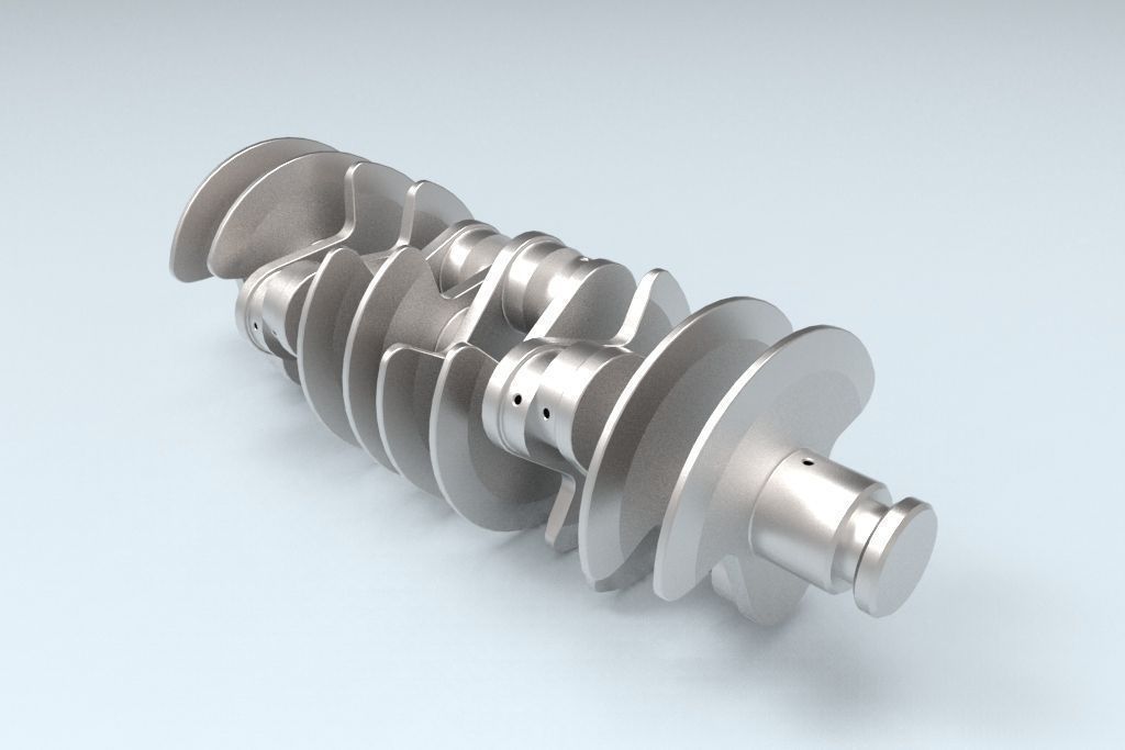 3D Printable Crankshaft 3D Model 3D printable STL