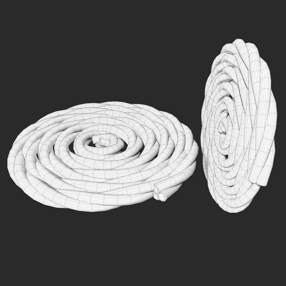 3D model Folded Rope VR / AR / low-poly | CGTrader