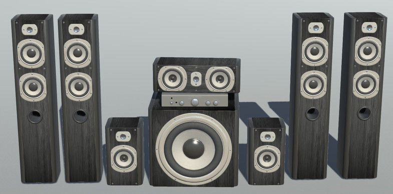 HQ Acoustic system 3D model