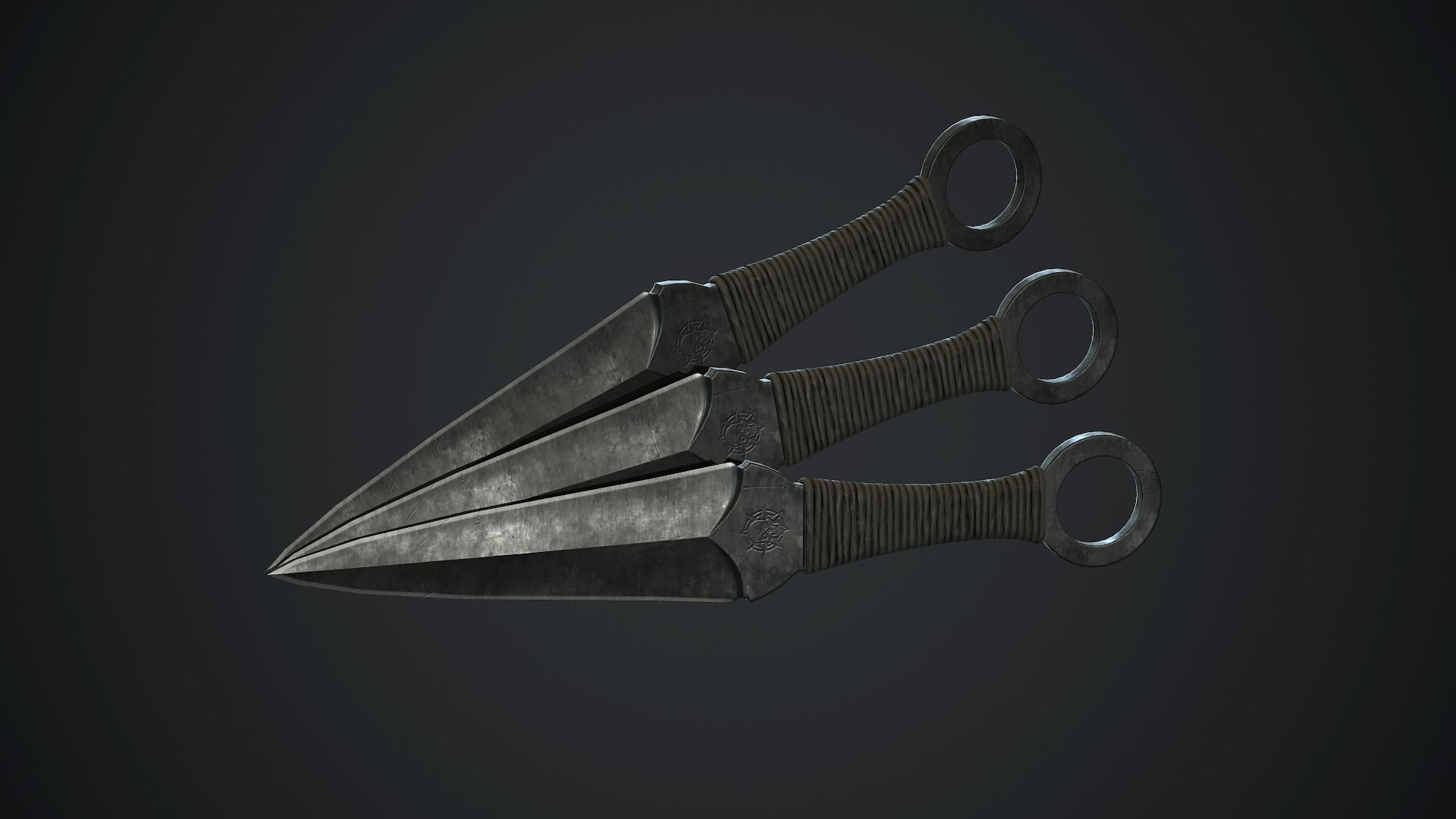 Throwing Knife PBR Game Ready