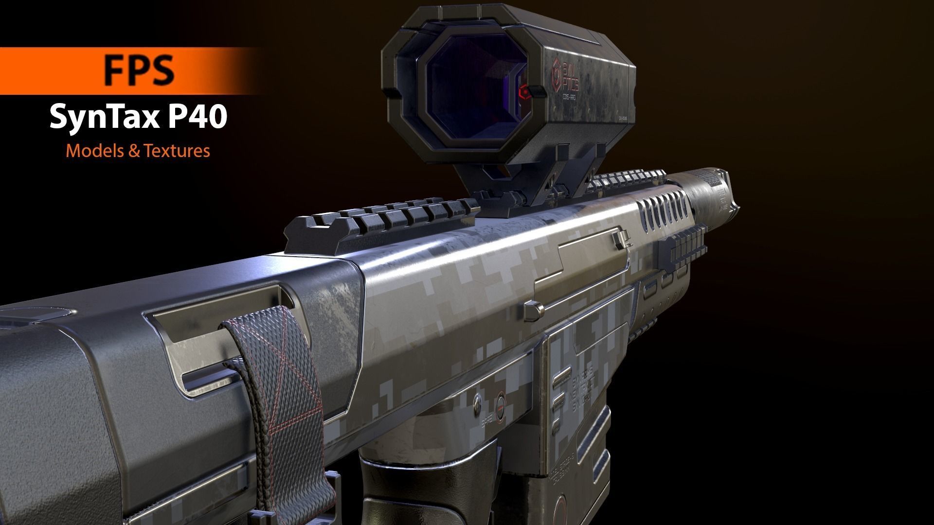 FPS SynTax P40 - Model and Textures