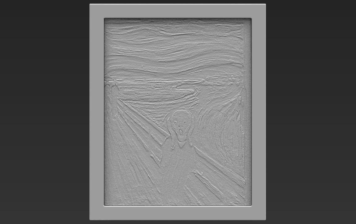Famous paintings pack for 3D printing 3D model 3D printable | CGTrader
