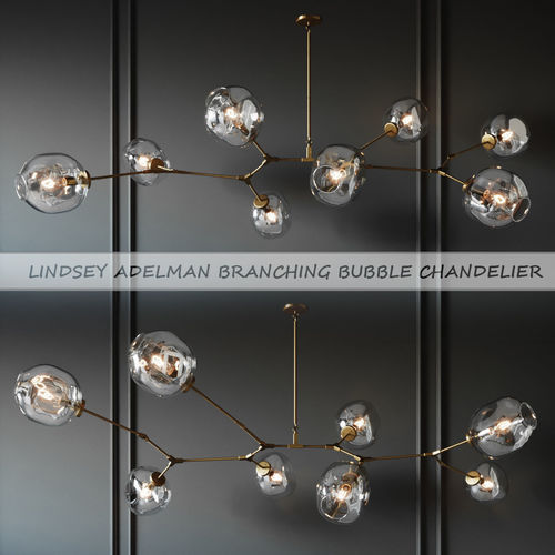 Branching Bubble 8 Lamps Gold By Lindsey Adelman 3d Model Branching Bubble 8 Lamps Gold By Lindsey Adelman 3d Model Max Obj Mtl