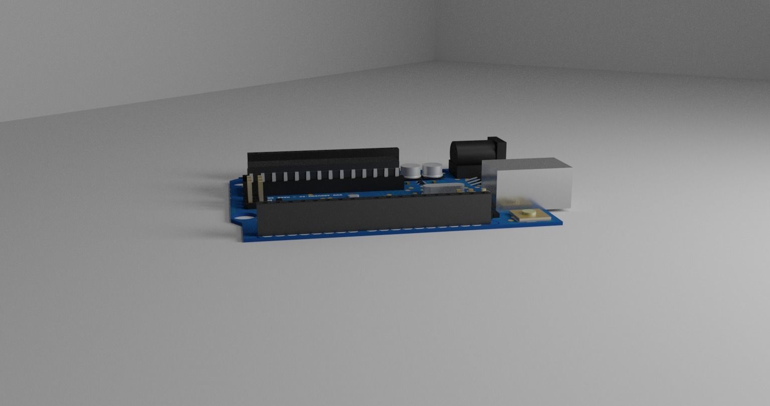 3D model Arduino Uno Board Model R3 VR / AR / low-poly | CGTrader