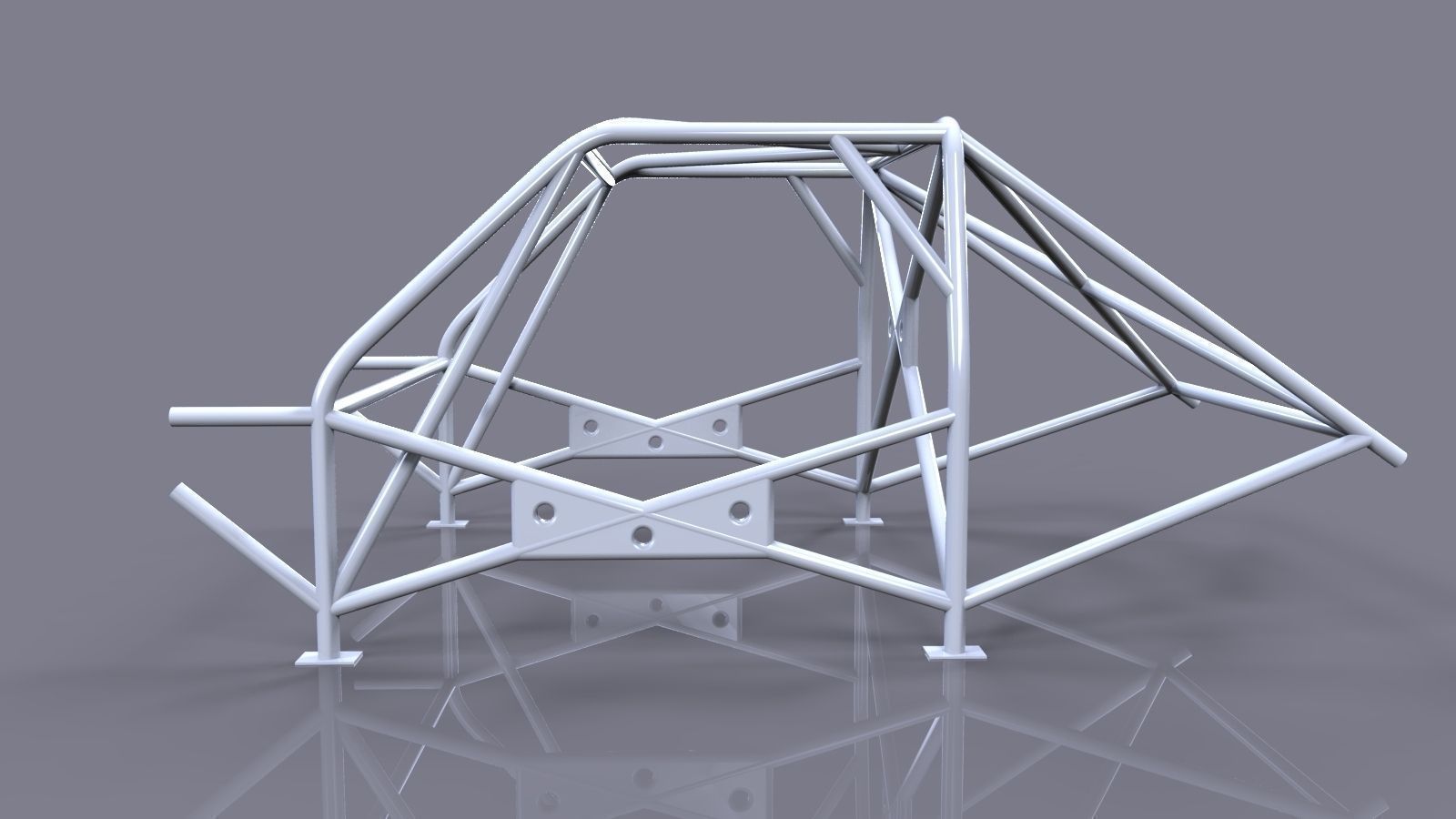 Roll cagerace car frame 3D Model MAX IGE IGS IGES WRL WRZ STP