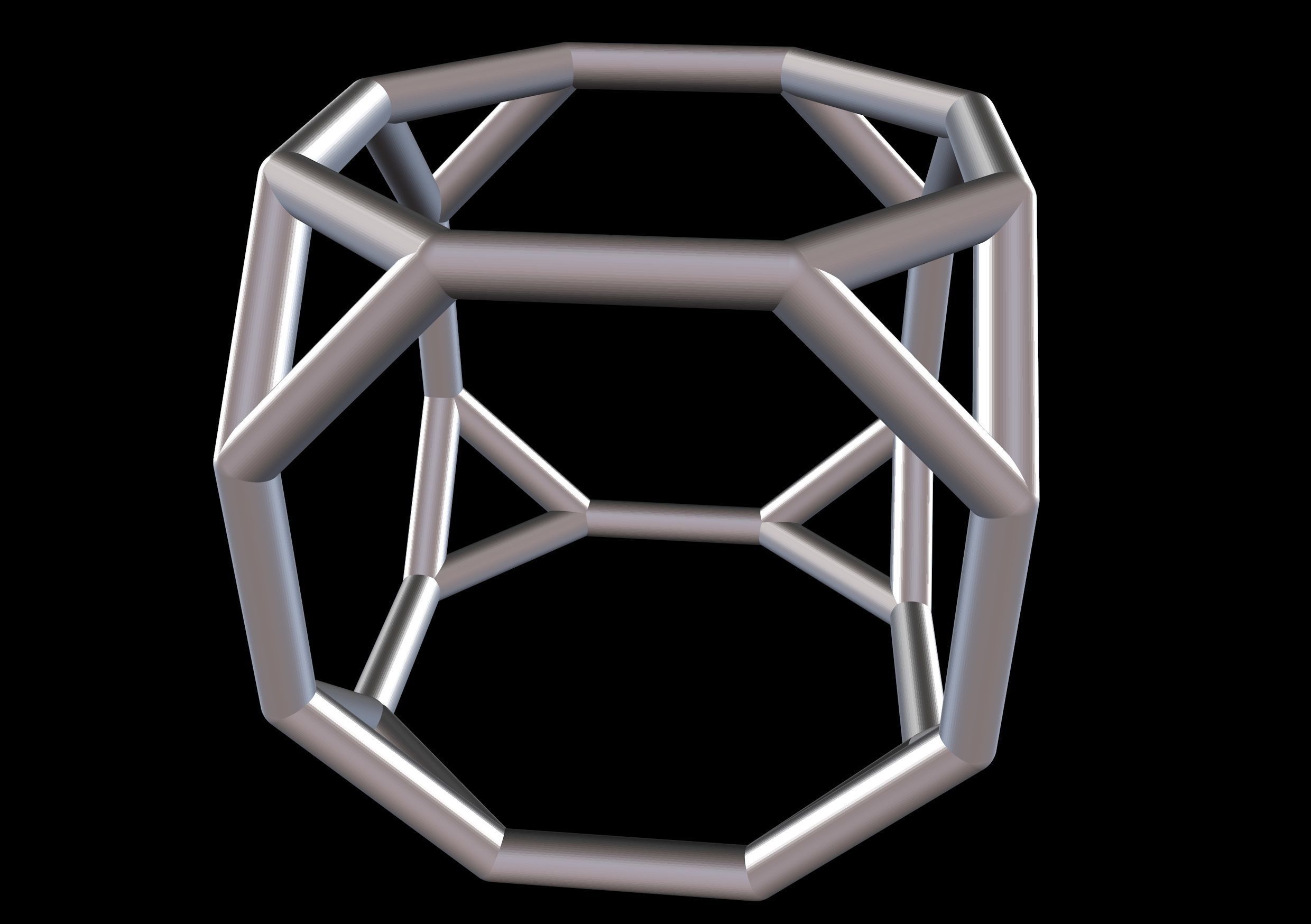 040 Mathart - Archimedean Solids - Truncated Cube 01 - 10 cm