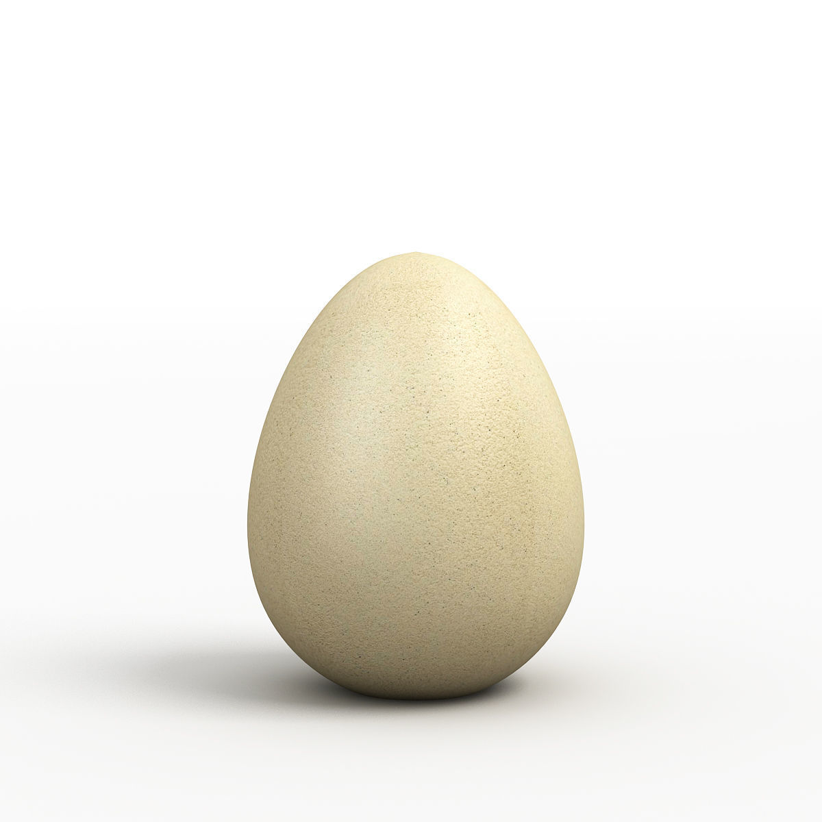 Egg 3D Model brown CGTrader
