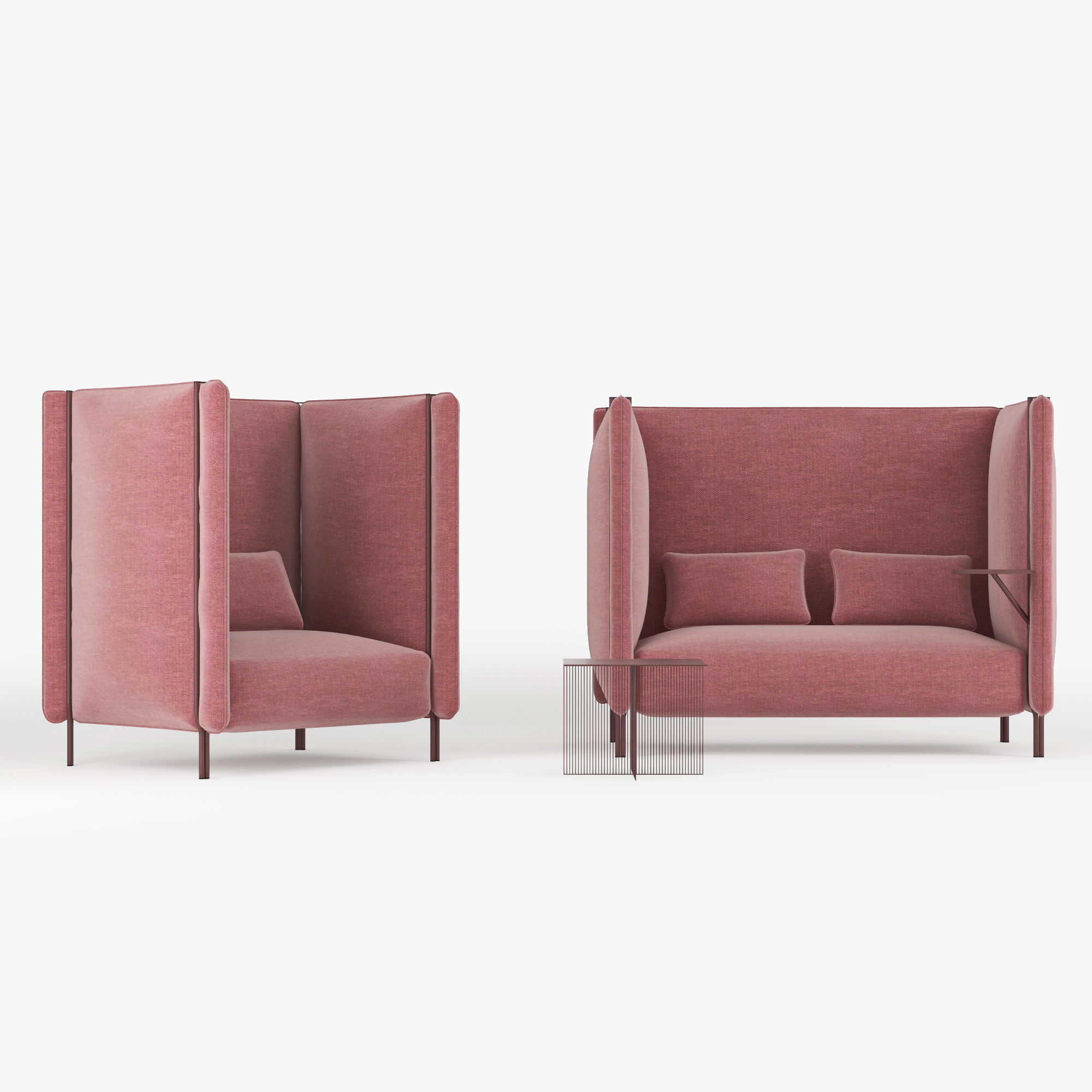 Pinch High Back Sofa Model