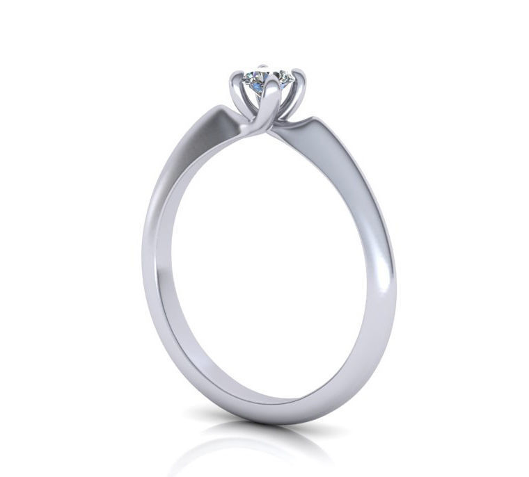 4 prong ring Own design 3D print model