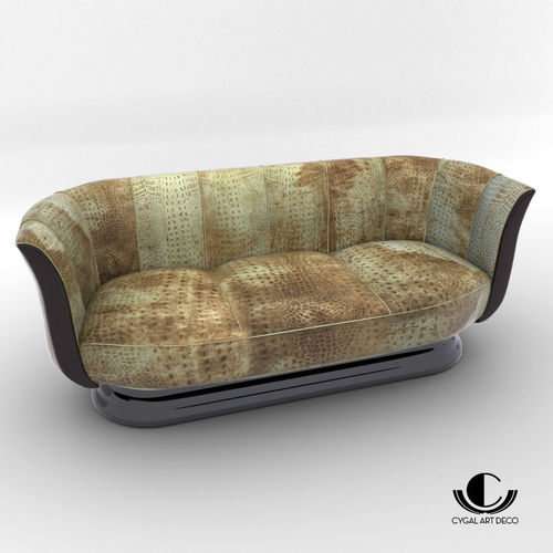 Sofa Art Deco Style Design From Cygal Sofa Art Deco Style Design From Cygal Model Max Obj Mtl