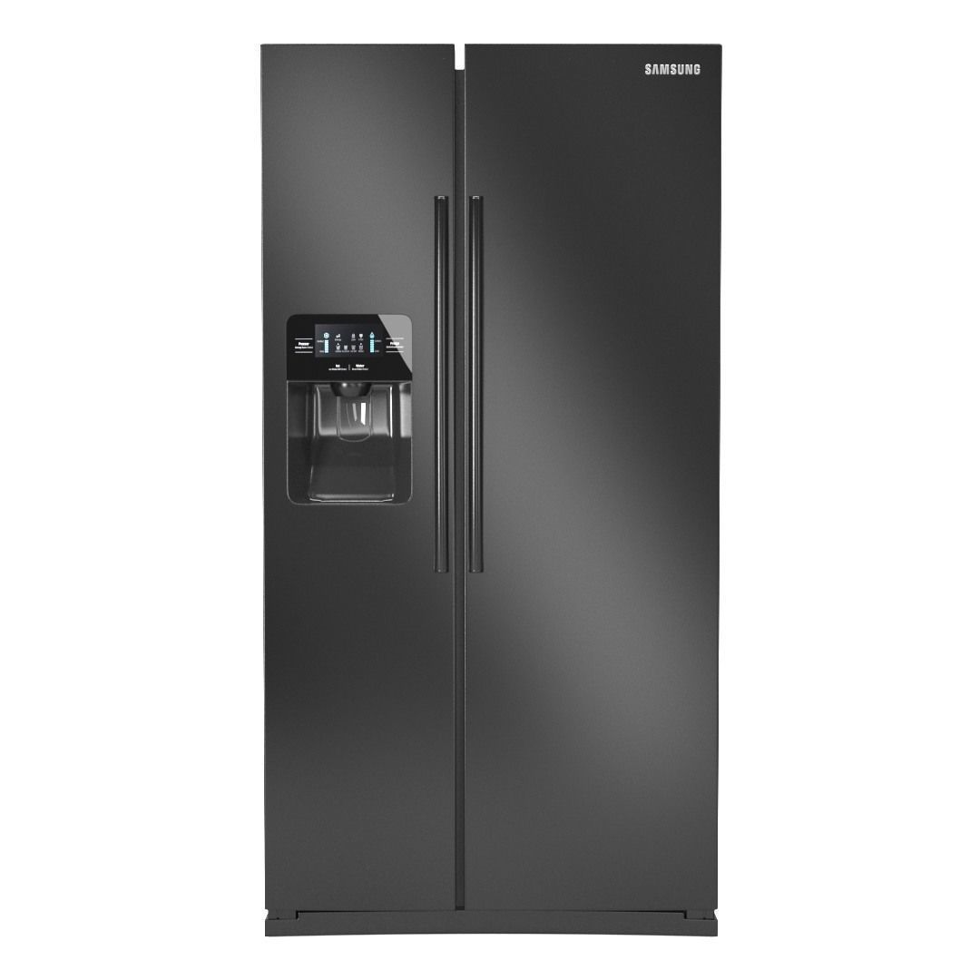 Refrigerator Samsung SideBySide RS25J500DSR 3D model CGTrader