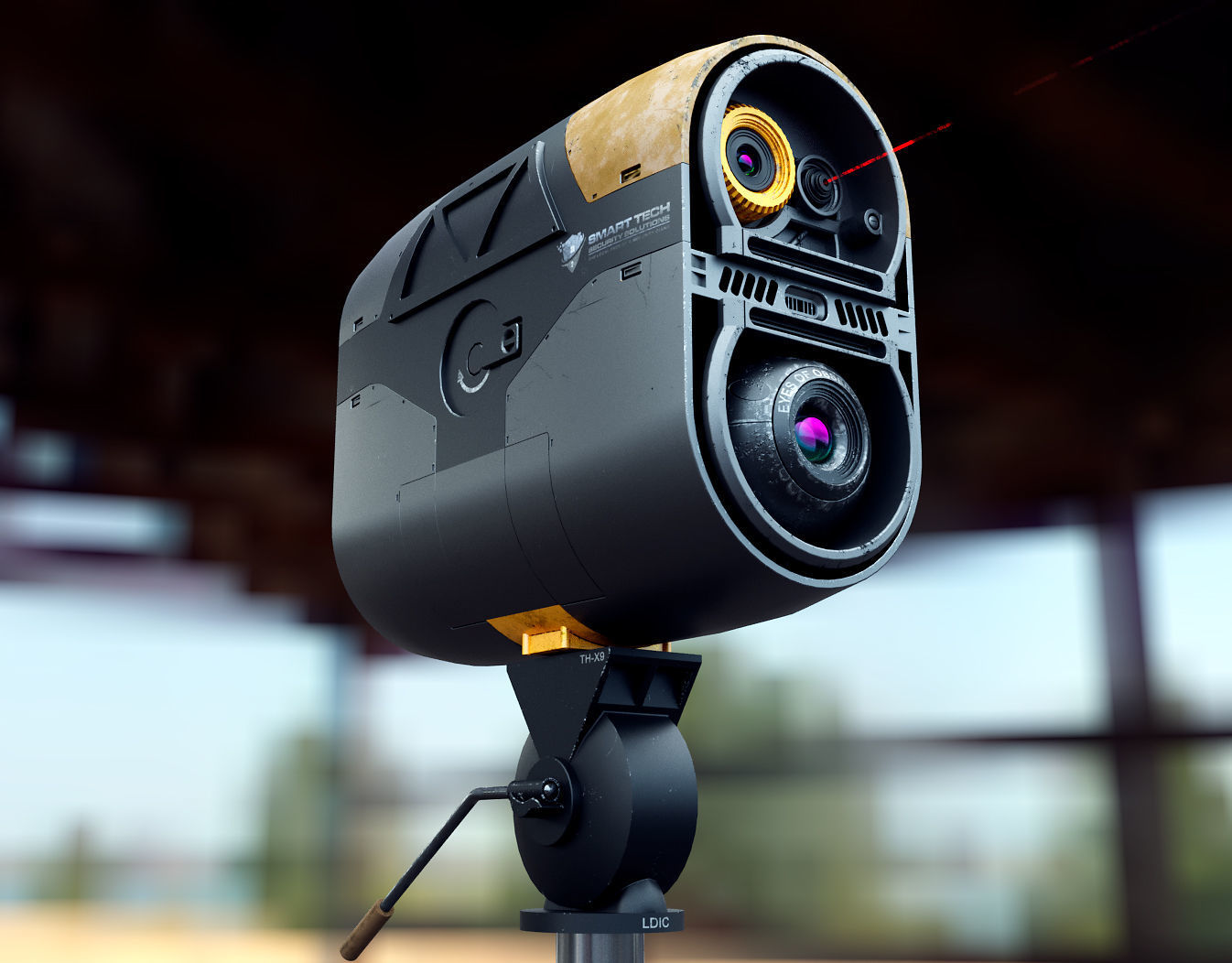 Detection target scanner 3D model | CGTrader