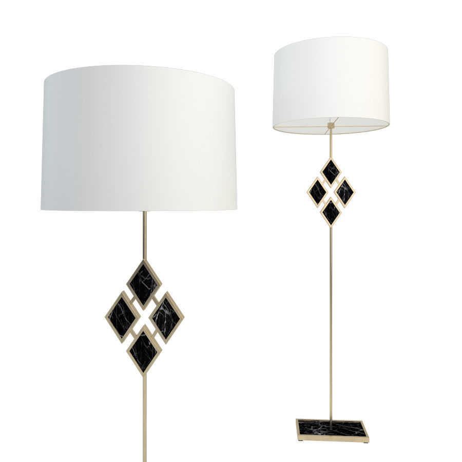 3d Model Robert Abbey Lighting Edward Floor Lamp Robert Abbey Lighting Edward Floor Lamp 3d Model Max Fbx Unitypackage 1