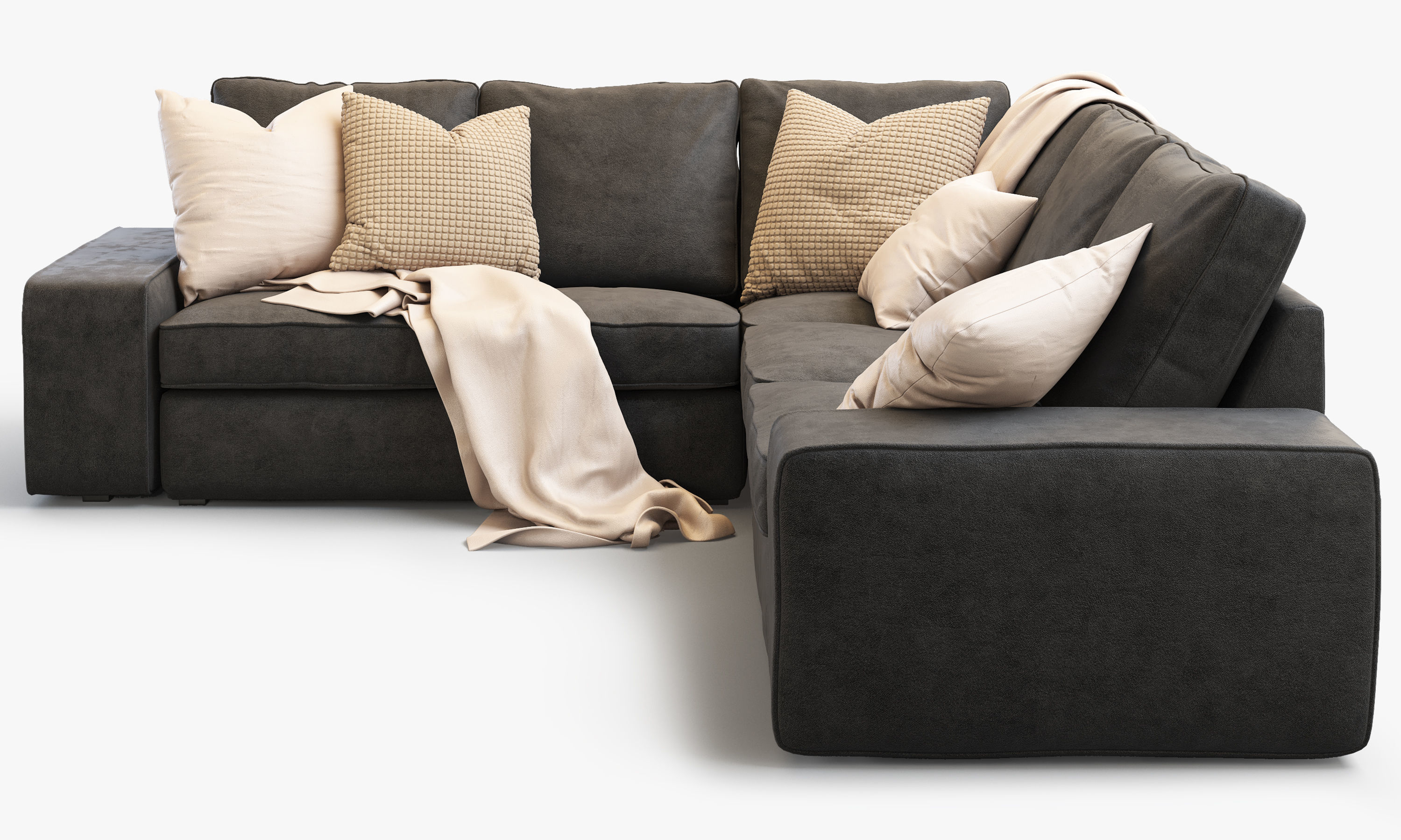 KIVIK corner sofa Ikea 3D model CGTrader