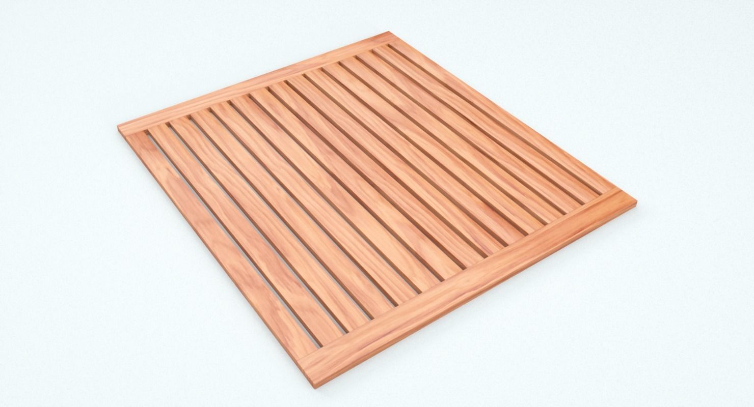 Teak Bathroom Mat